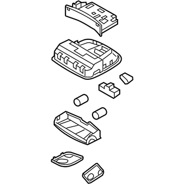Hyundai Sonata Dome Light - 92810-C2500-TRY