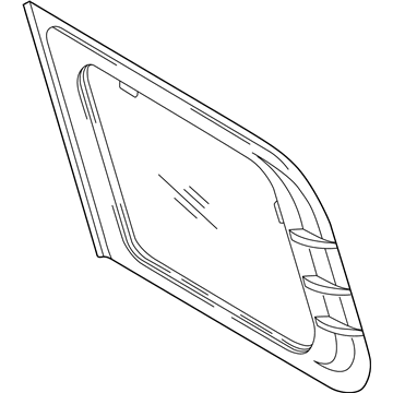 Hyundai 87830-26000 Glass & MOULDING Assembly-Quarter