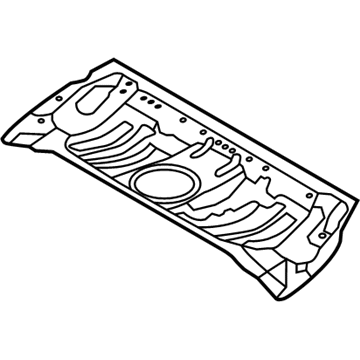 Hyundai 65511-1R300 Panel Assembly-Rear Floor,Front