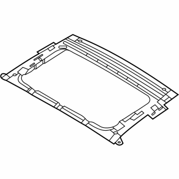 Hyundai 67115-CW070 Ring Assembly-SUNROOF REINF