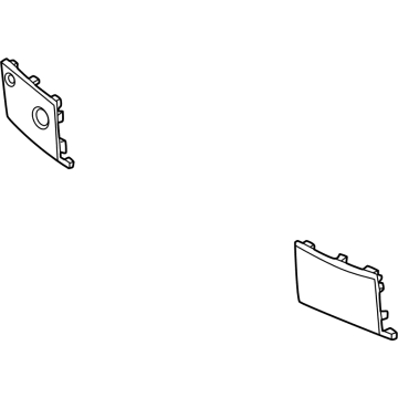 Hyundai 86691-KL000 MOULDING ASSY-RR BUMPER,LH