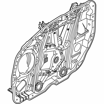 Hyundai Sonata Window Regulator - 82471-L1000