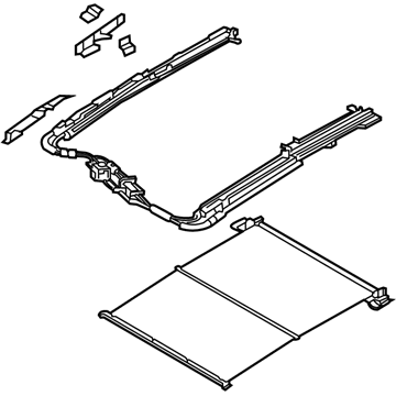 Hyundai 81650-C1000-ZTX MECHANISM ASSY-PANORAMAROOF