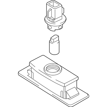 Hyundai 92501-C1000 Lamp Assembly-License Plate