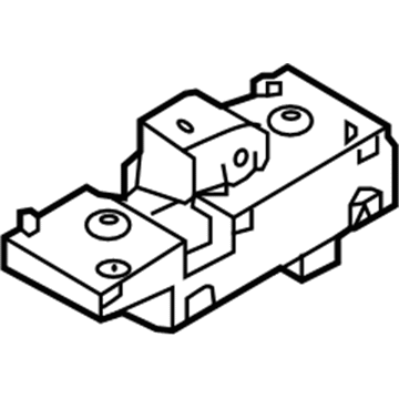 Hyundai 93580-G2510-4X Rear Power Window Sub Switch Assembly, Left