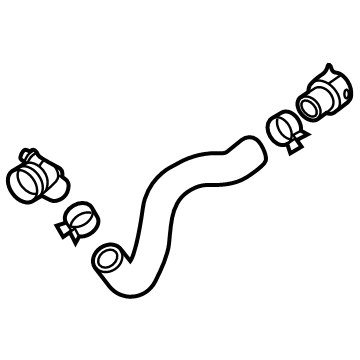 2022 Hyundai Sonata Radiator Hose - 25414-L1250