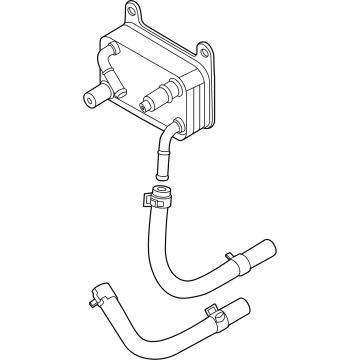 Hyundai 254N0-GI000 MOTOR OIL COOLER ASSY-FR