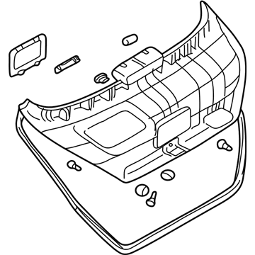 Hyundai 81750-2C010-LK Panel Assembly-Tail Gate Trim