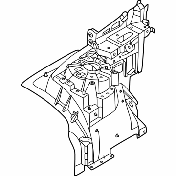 Hyundai 64521-IT000 PNL ASSY-F/APRON INR FR,RH