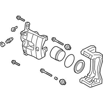 2021 Hyundai Genesis G70 Brake Caliper - 58180-J5A01