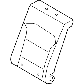 Hyundai 89360-F3000-XFZ Rear Left-Hand Seat Back Covering