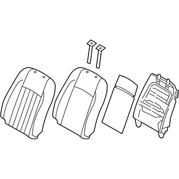 Hyundai 88300-3M112-RHW Back Assembly-Front Seat Driver