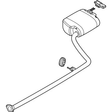 Hyundai Sonata Exhaust Pipe - 28710-L0100