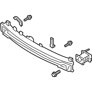 Hyundai 86630-G3100 Beam Assembly-Rear Bumper