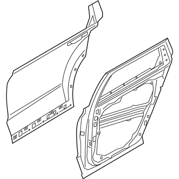 Hyundai 77004-S8110 Panel Assembly-Rear Door,RH