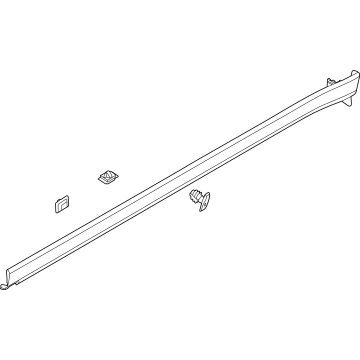 Hyundai 87751-AR000 MOULDING ASSY-SIDE SILL,LH