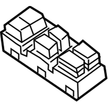 Hyundai 93570-G2020-4X Power Window Main Switch Assembly