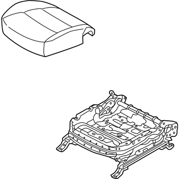 Hyundai 88108-B8000-R7X Cushion Assembly-Front Seat,Passenger