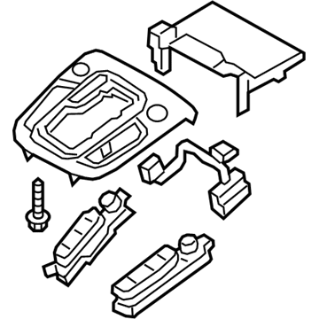 Hyundai 84650-J9DR0-PGB Cover Assembly-Console Upper