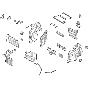 Hyundai 97205-CL001 Heater & Evaporator Assembly