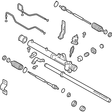 2000 Hyundai Elantra Steering Gear Box - 57710-29100