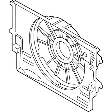 Hyundai Veloster Fan Shroud - 25350-J3280