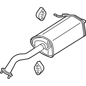 2014 Hyundai Elantra GT Exhaust Pipe - 28710-A5350