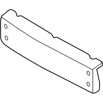 Hyundai 86920-B1000 Mounting Assembly-License Plate Moldg