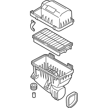 Hyundai Entourage Air Filter Box - 28110-4D200