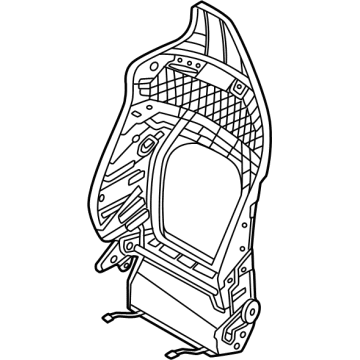 Hyundai 88310-IB701 FRAME ASSY-FR SEAT BACK LH