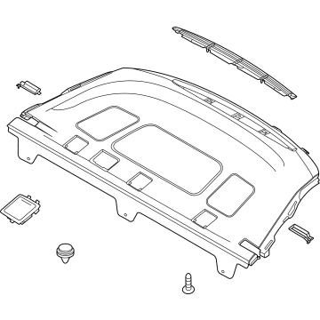 Hyundai 85610-L1050-NNB Trim Assembly-Package Tray