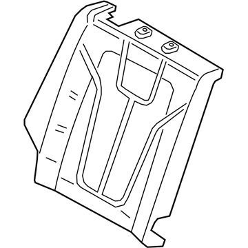 Hyundai 89450-J3000 Pad Assembly-Rear Seat Back,RH