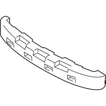 Hyundai 86620-25650 Absorber-Rear Bumper Energy