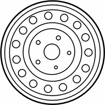 Hyundai Elantra Spare Wheel - 52910-2H050