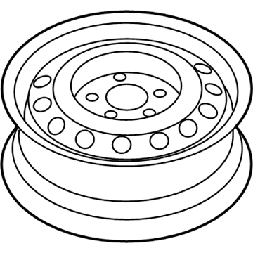 Hyundai Elantra Spare Wheel - 52910-2H910