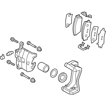 Hyundai 58110-J9100 Brake Assembly-Front,LH