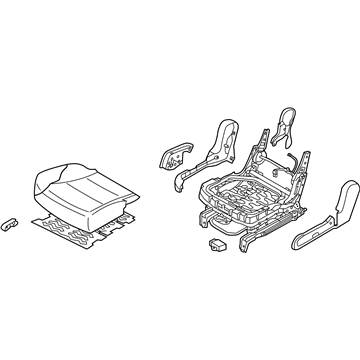 Hyundai 89200-4Z130-VAT Cushion Assembly-2ND Seat,RH