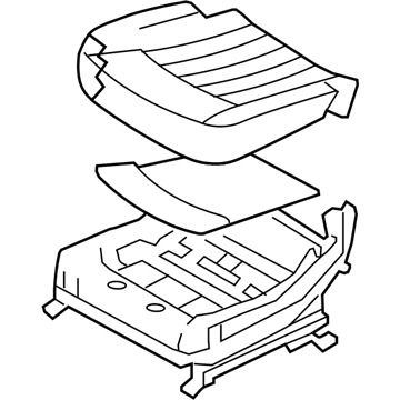 Hyundai 88200-3M144-RHE Cushion Assembly-Front Seat,Passenger