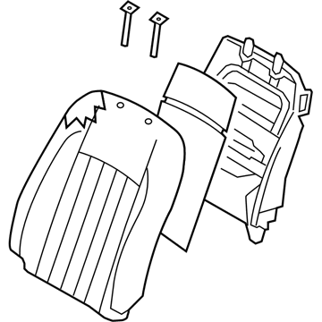 Hyundai 88400-3M153-YHJ Back Assembly-Front Seat Passenger