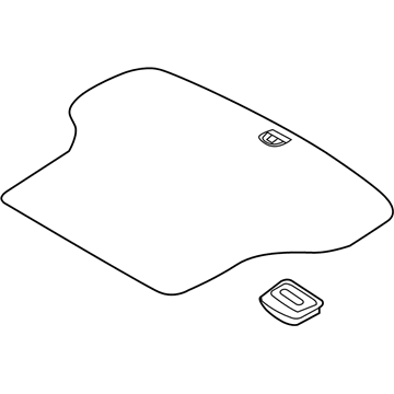 Hyundai 85701-B1010-RRY Cover Assembly-Luggage