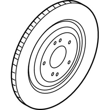 Hyundai Genesis G80 Brake Disc - 58411-T1000