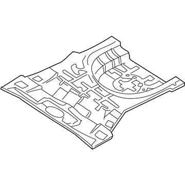 Hyundai 65511-2D010 Panel-Rear Floor