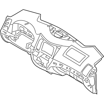 Hyundai 84710-3J100-7Q Crash Pad Assembly-Main