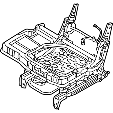 Hyundai 89500-B8210-NBC Mechanism Assembly-Rear Seat LH