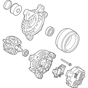 2018 Hyundai Accent Alternator - 37300-2M417