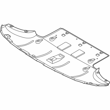 Hyundai 29110-DS000 PANEL ASSY-UNDER COVER