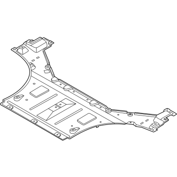 Hyundai 84291-IT000 COVER-ENGINE UNDER,RR