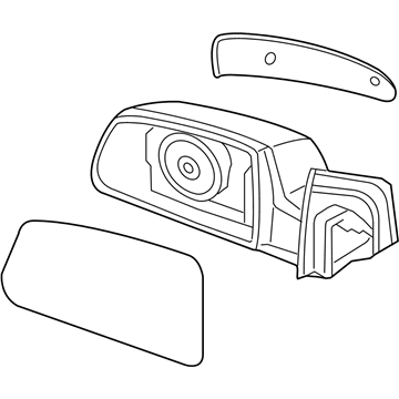 Hyundai 87610-1R210 Mirror Assembly-Outside Rear View,LH