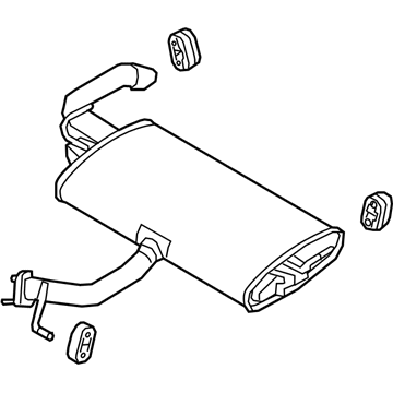 2021 Hyundai Ioniq Exhaust Pipe - 28710-G2130