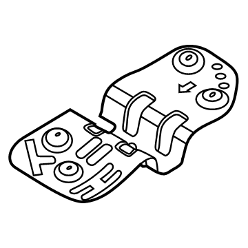 Hyundai 28795-S8000 Panel-Heat Protector,RR